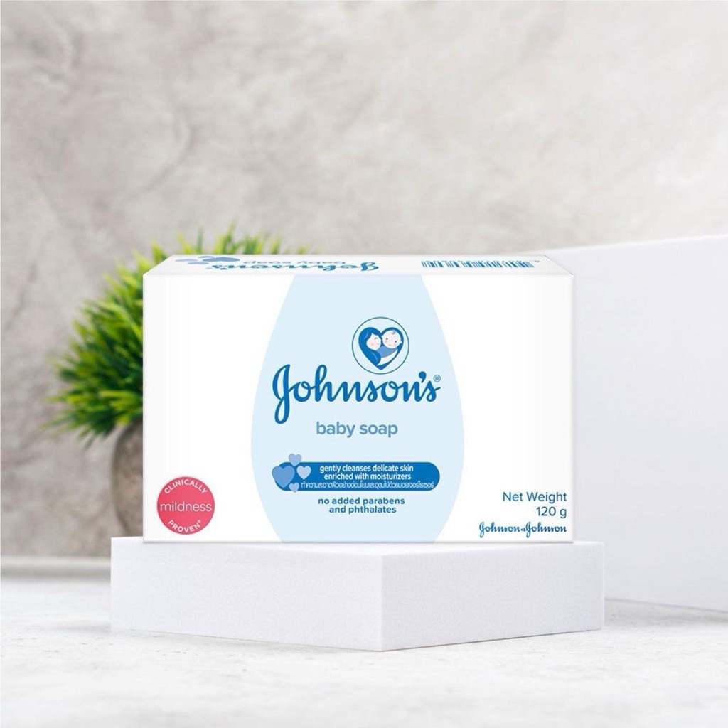 [ทั้งหมด 2 แพ็ค] JOHNSON’S BABY จอห์นสัน เบบี้ สบู่เด็ก 120 กรัม (แพ็ค 2 ก้อน) ได้ทั้งหมด 4 ก้อน ราคา ถูกที่สุด ดีลบีเคเค แกลเลอรีภาพที่ 2
