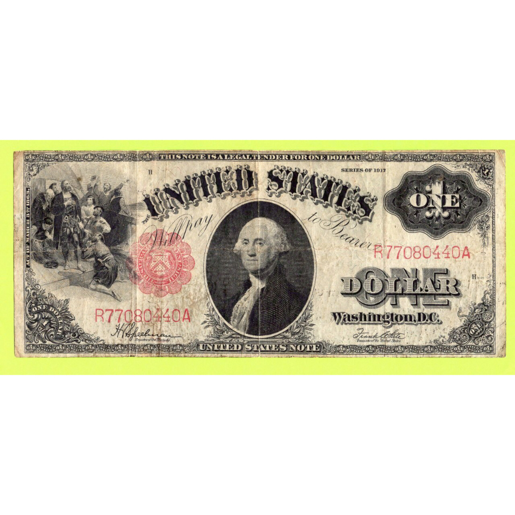 1 Dollar Saw-Horse 1917 #Large Not