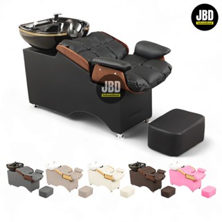 JBD storehouse เตียงสระผม อ่างเซรามิค เบาะหนังกันน้ำ อุปกรณ์…