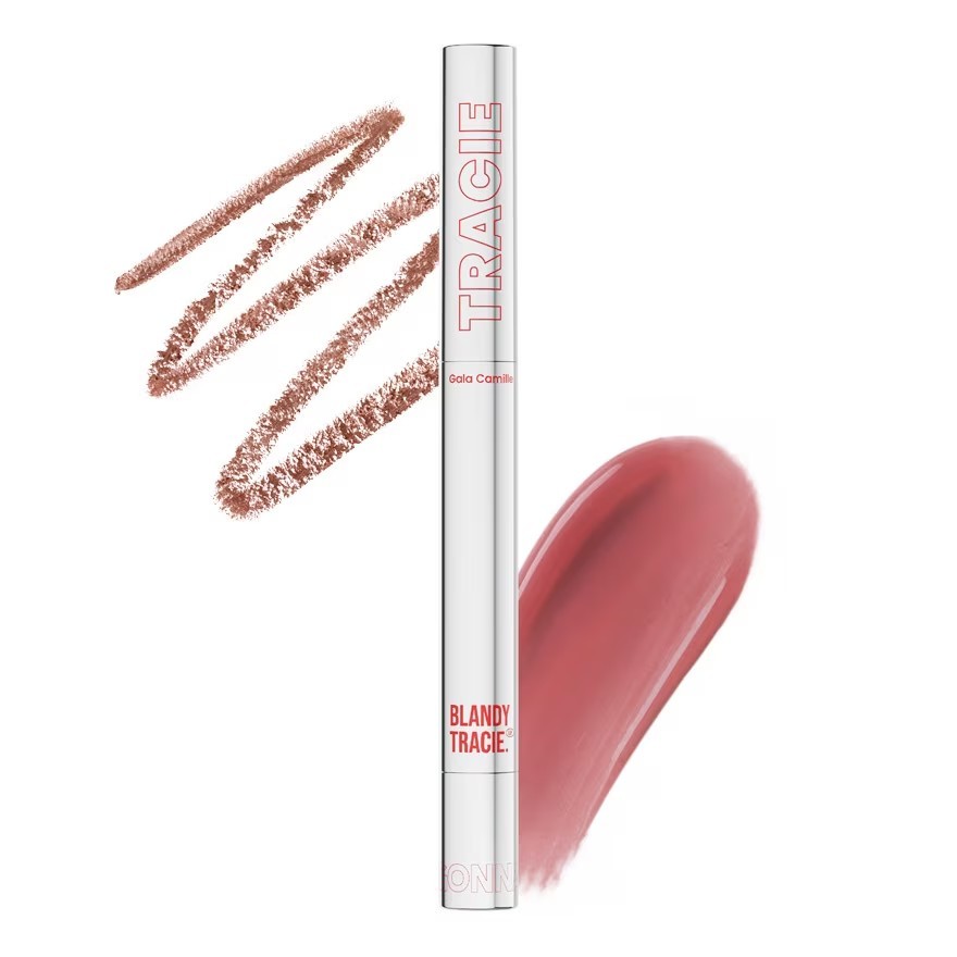GALA CAMILLE Blandy Tracie Lip 2.6g #08 Mess Me Not ลิปคู่แฝดที่เกิดมาเพื่อคู่กัน กับลิปแบบ 2in1 จากกาล่า กามิลเล่