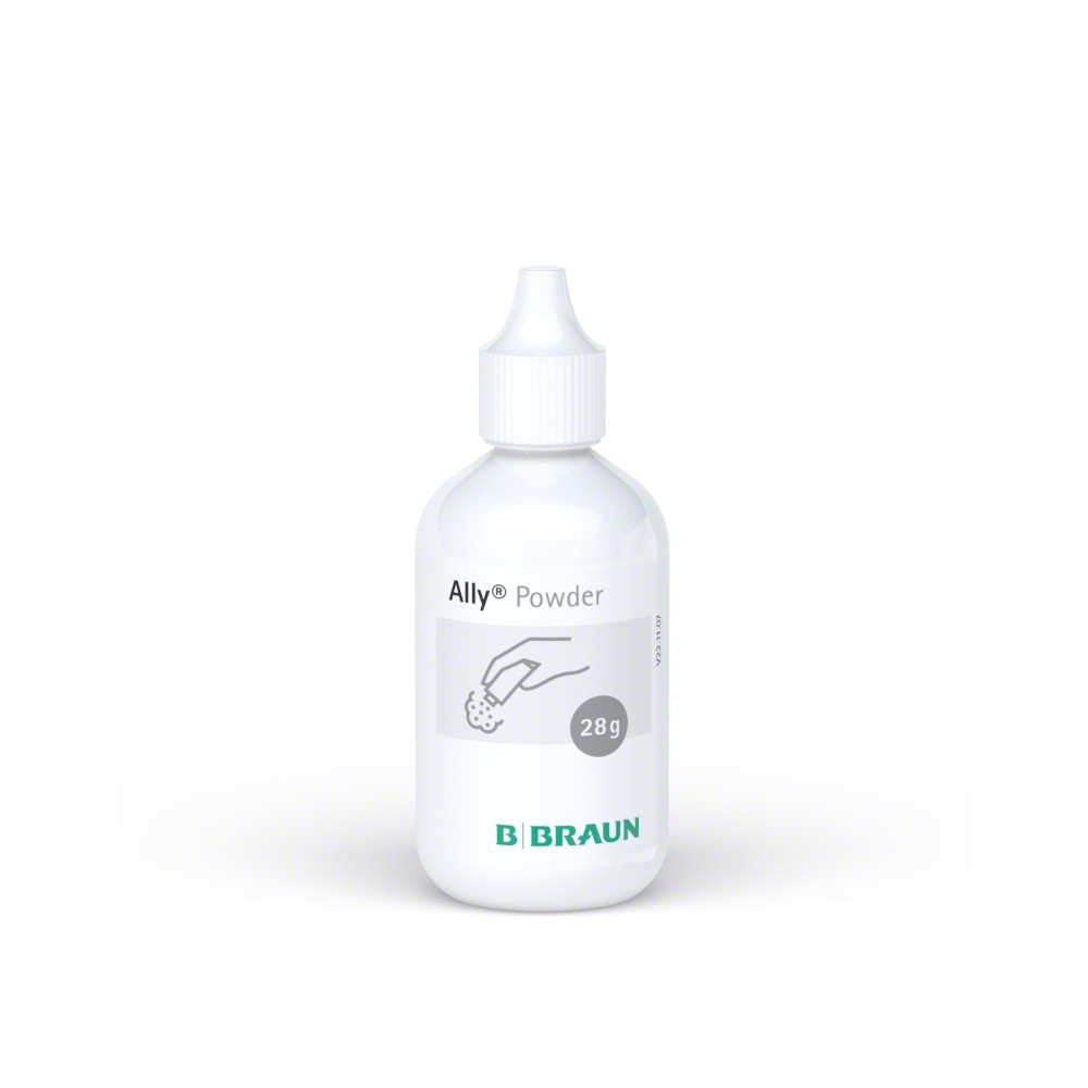 Ally Powder 28 g แป้งโรยหน้าท้อง สำหรับถุงทวารเทียม;  B. Braun