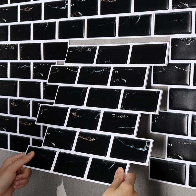 ​​วอลเปเปอร์ติดผนัง 3D สไตล์วินเทจลายอิฐ ติดเองได้ กันน้ำ-กันชื้น ตกแต่งห้องนอน