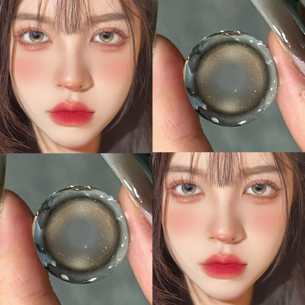 New❗[0~600°] 【Buy 2 แถม ลิปสติก+ตลับ】Midroo✨ [COD]รุ่นใหม่ เลนส์บิ๊กอายน่ารัก ตาประกาย Brown/Grey-14.5รายเดือน - รูปที่ 3