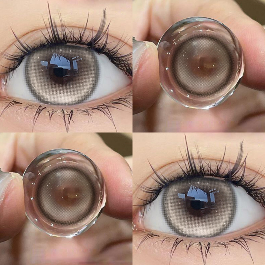 New❗[0~600°] 【Buy 2 แถม ลิปสติก+ตลับ】Midroo✨ [COD]รุ่นใหม่ เลนส์บิ๊กอายน่ารัก ตาประกาย Brown/Grey-14.5รายเดือน - รูปที่ 4