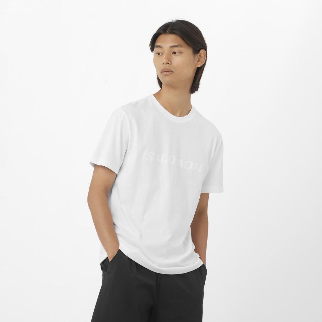 SALOMON LOGO Men's Short Sleeve T-Shirt LC2527000 Official Store — صورة 2
