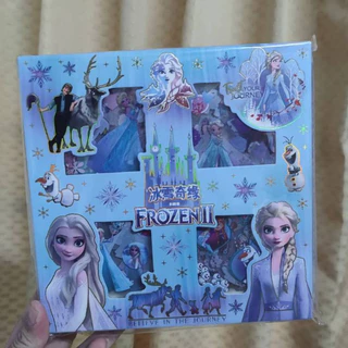 สติ๊กเกอร์ไดคัท ลายเจ้าหญิงเอลซ่า Frozen 96-100ชิ้น คละสี