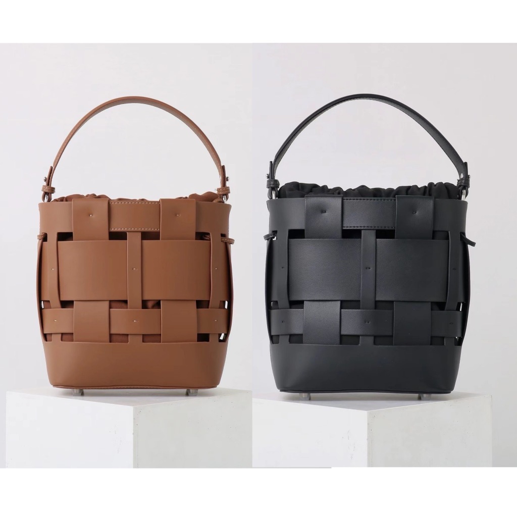 Micco กระเป๋าสานสะพายข้างหนังเเท้ รุ่น 3723