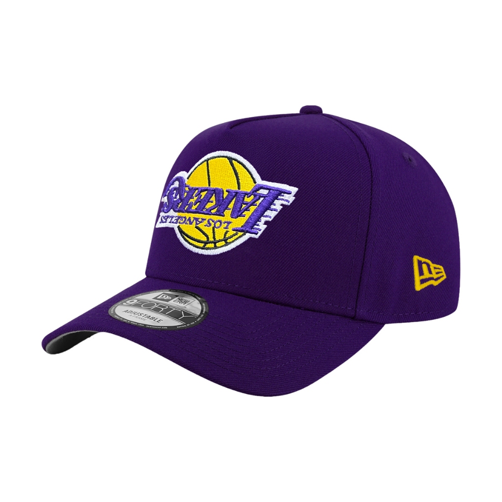 New Era หมวกรุ่น Los Angeles Lakers Upside Down Logo Nba True Purple 9Forty Aframe Cap – โปรปัง