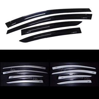 กันสาด CITY ซิตี้ ปี2008-2012 สีดำ สีขาว สีบรอน