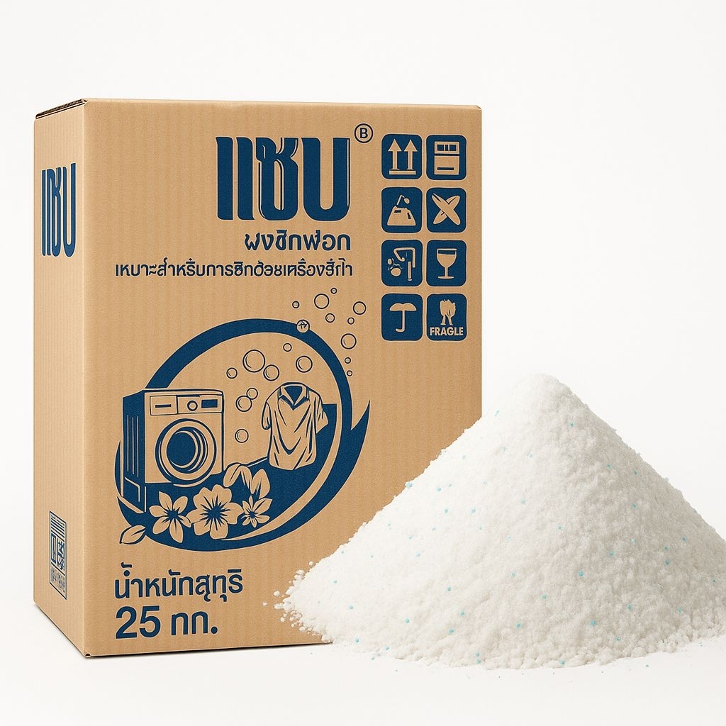 ผงซักฟอกสำหรับซักเครื่อง 25 กิโลกรัม (XAM)