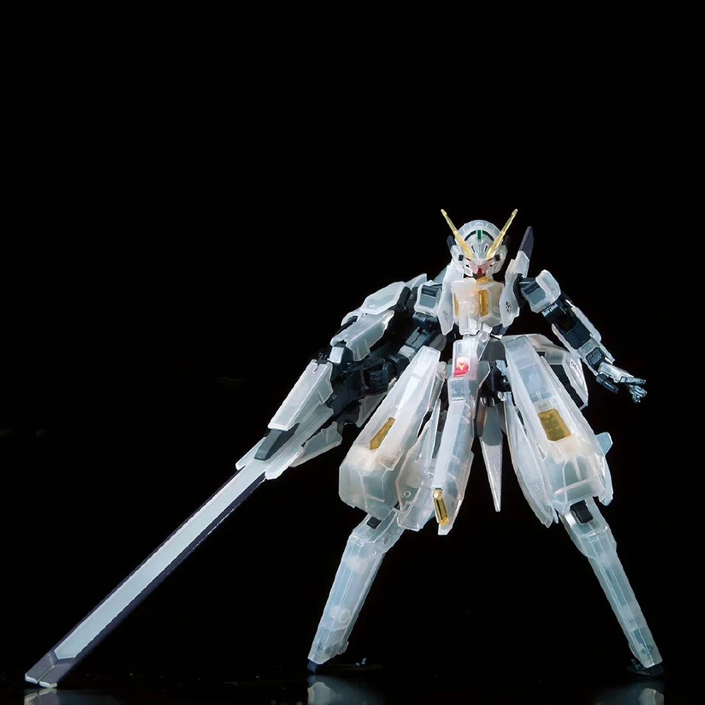 1/144 RX-124 GUNDAM TR-6[WOUNDWORT] สีขาวโปร่งใส กันดั้ม ของเล่นโมเดล พร้อมขาตั้ง