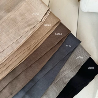 มอลลี่ (Molly) | 9 ส่วน กางเกงทรงกระบอกเล็ก เอวสูง Pants