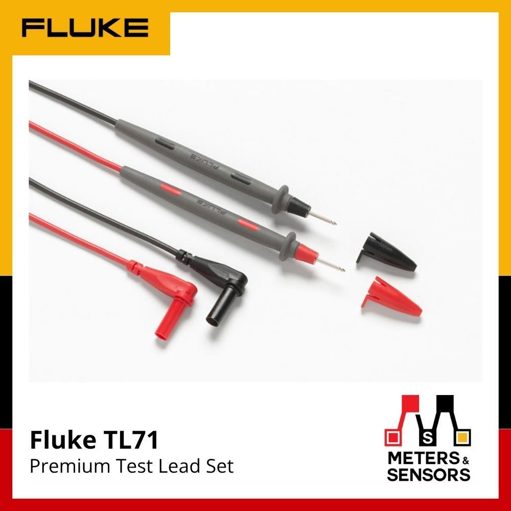 Fluke TL71 Premium สายวัดคุณภาพสูง ดีไซน์ Comfort Grip มีการแจ้งเตือนการสึกหรอ ทนทานทุกอุณหภูมิ