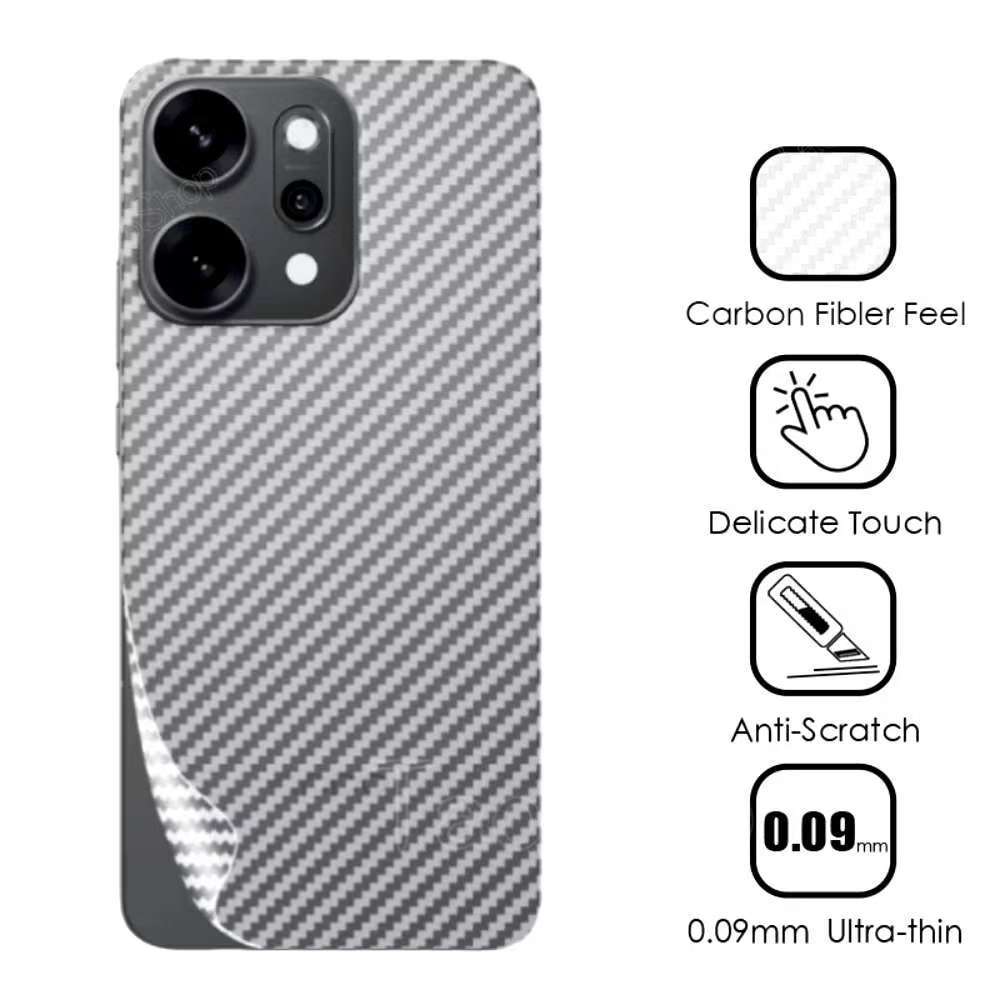 OPPO Reno14 5G(พร้อมส่งในไทย)ฟิล์มหลังลายเคฟล่าOPPO Reno 14/OPPO Reno 14Pro/OPPO Reno 14Fตรงรุ่น