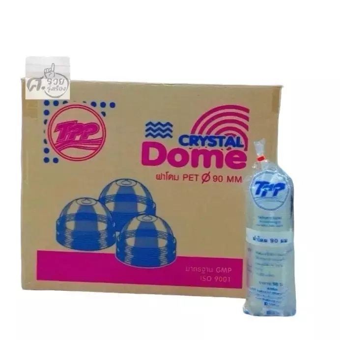 TPP-Dome ฝาโดมเจาะรู 90 mm. บรรจุ 2,000 ใบ [ ยกลัง ]