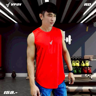 VF01 เสื้อกล้าม เสื้อแขนกุด เสื้อวิ่ง เสื้อฟิตเนส ยิม ออกกำลังกาย ราคาถูก ราคาโรงงาน
