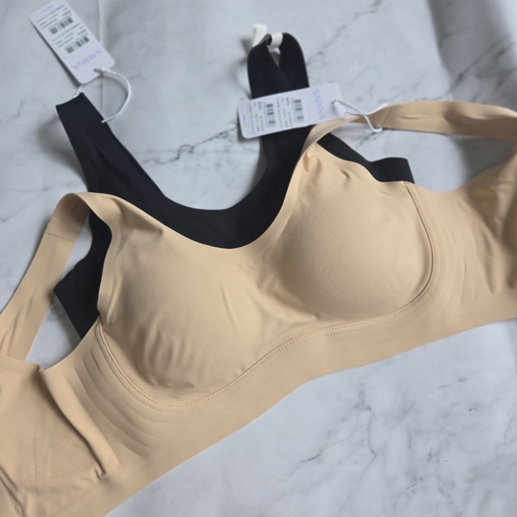 Sabina Habpy Pretty Perfect Level 1 เสื้อชั้นใน ไร้ตะเข็บ ไร้โครง รหัส HBU24003