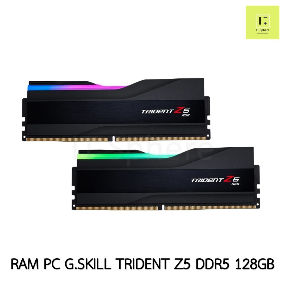 128GB RAM G.SKILL TRIDENT Z5 RGB BLACK DDR5 128GB 64x2GB 64x2 64*2 BUS 5200 5600 6000 6400 7200 7800