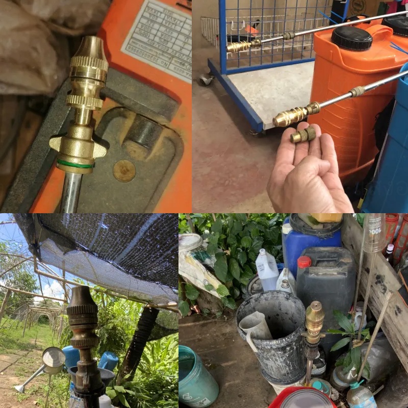 หัวพ่นจรวด หัวจรวดติดปีก หัวจรวด หัวฉีด หัวพ่นยา พ่นหมอก พ่นยา พ่นละออง 2หุน (1/4นิ้ว) พ่นหมอก พ่นละออง ทองเหลือง - รูปที่ 7