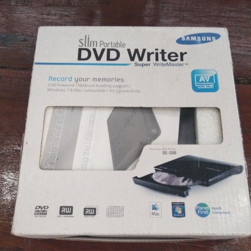 เครื่องเขียนแผ่น DVD แบบพกพา Sumsung