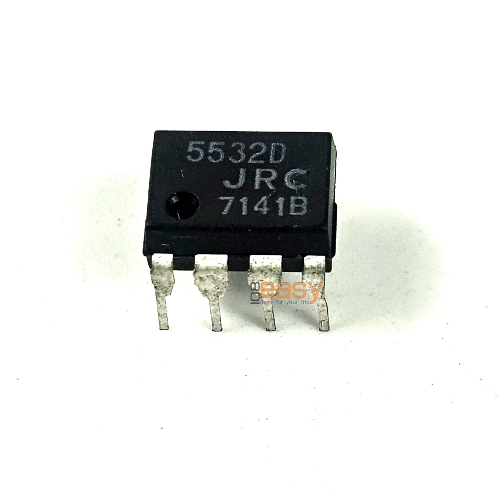 ออปแอมป์ 5532D JRC Dual OP-AMP เป็นนิยมใช้ในเครื่องเสียง เสียงดีราคาย่อมเยา OPAMP ออฟแอมป์