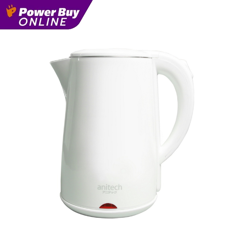 ANITECH กาต้มน้ำไฟฟ้า (1500-1800 วัตต์, 1.8 ลิตร,สีขาว) รุ่น SK108-WH