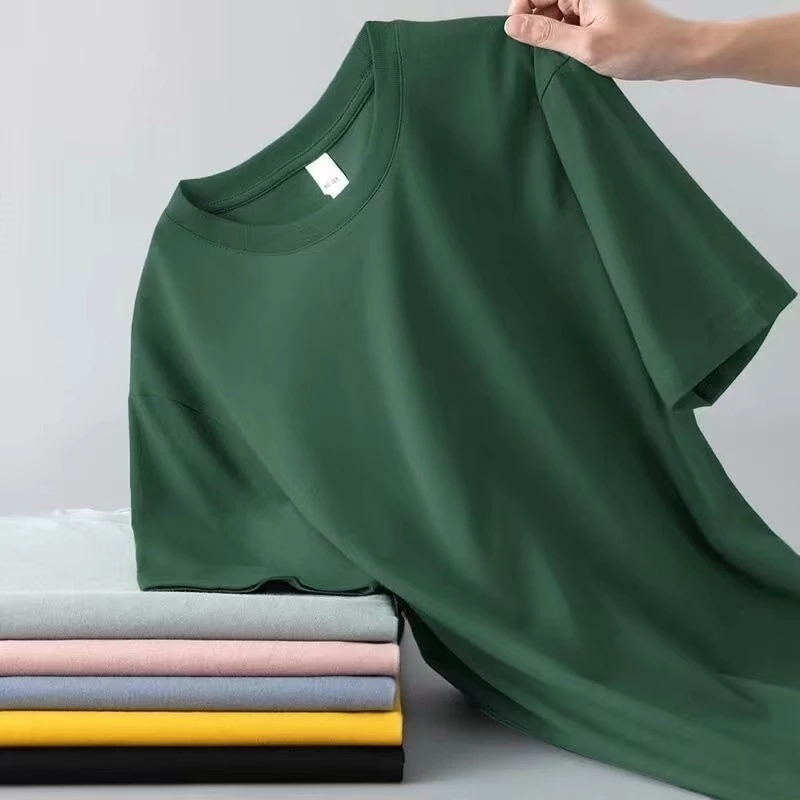 เสื้อยืดแขนสั้น ทรงสลิมฟิต ผ้านุ่ม ไซส์ L-4XL thumbnail 3