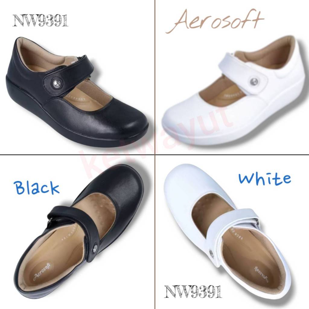 รองเท้าผู้หญิง รุ่น NW9391 Aerosoft (แอโร่ซอฟ) รองเท้าคัชชูรองเท้าเพื่อสุขภาพ
