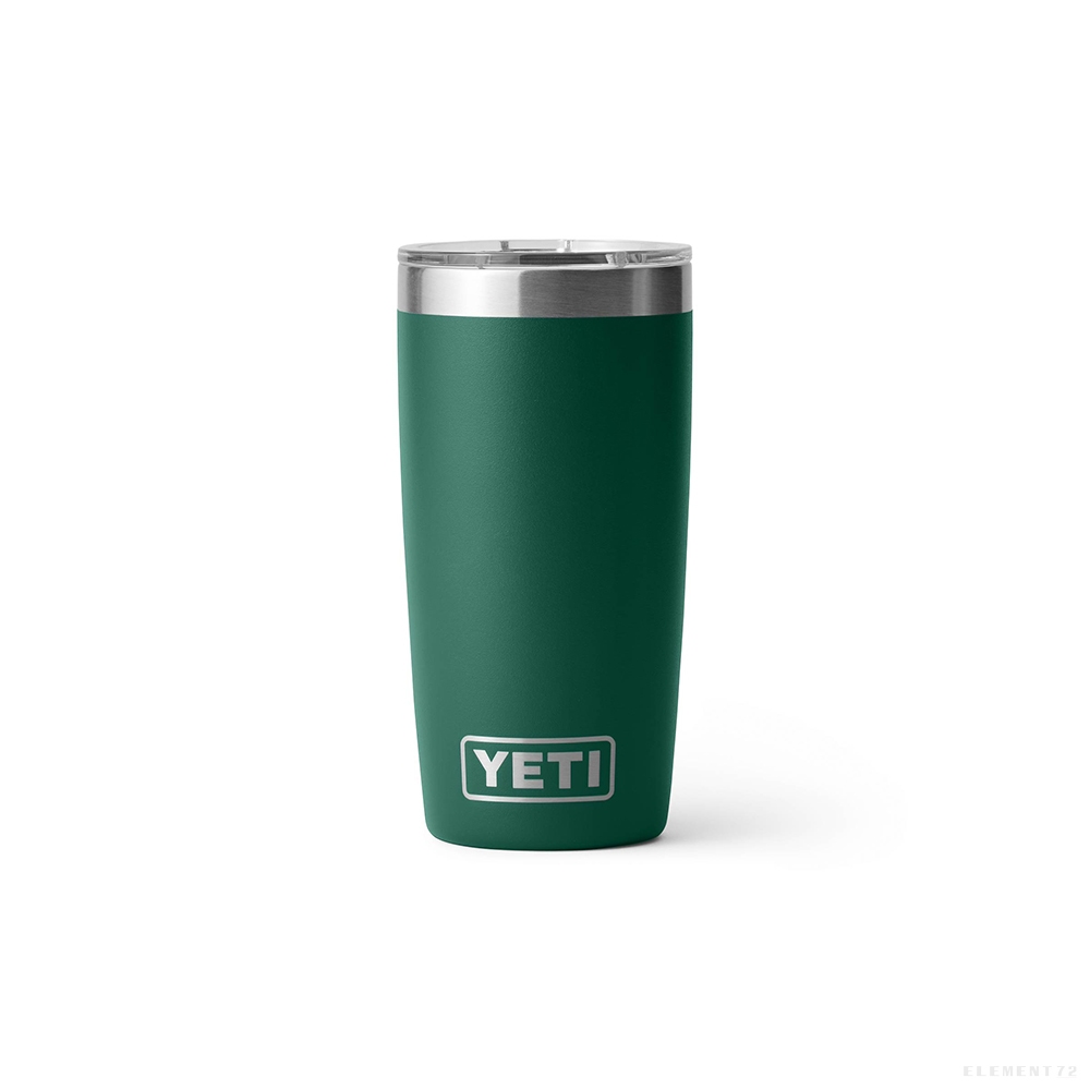 YETI แก้วเยติ เก็บความเย็น รุ่น RAMBLER 10 OZ TUMBLER BLACK FOREST GREEN