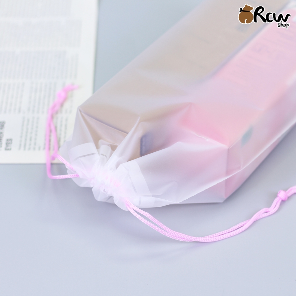 ถุง EVA เชือกรูด (จำหน่ายเป็นแพ็ค) ถุงใช้ใส่ของใช้ส่วนตัว เวลาเดินทาง - รูปที่ 4