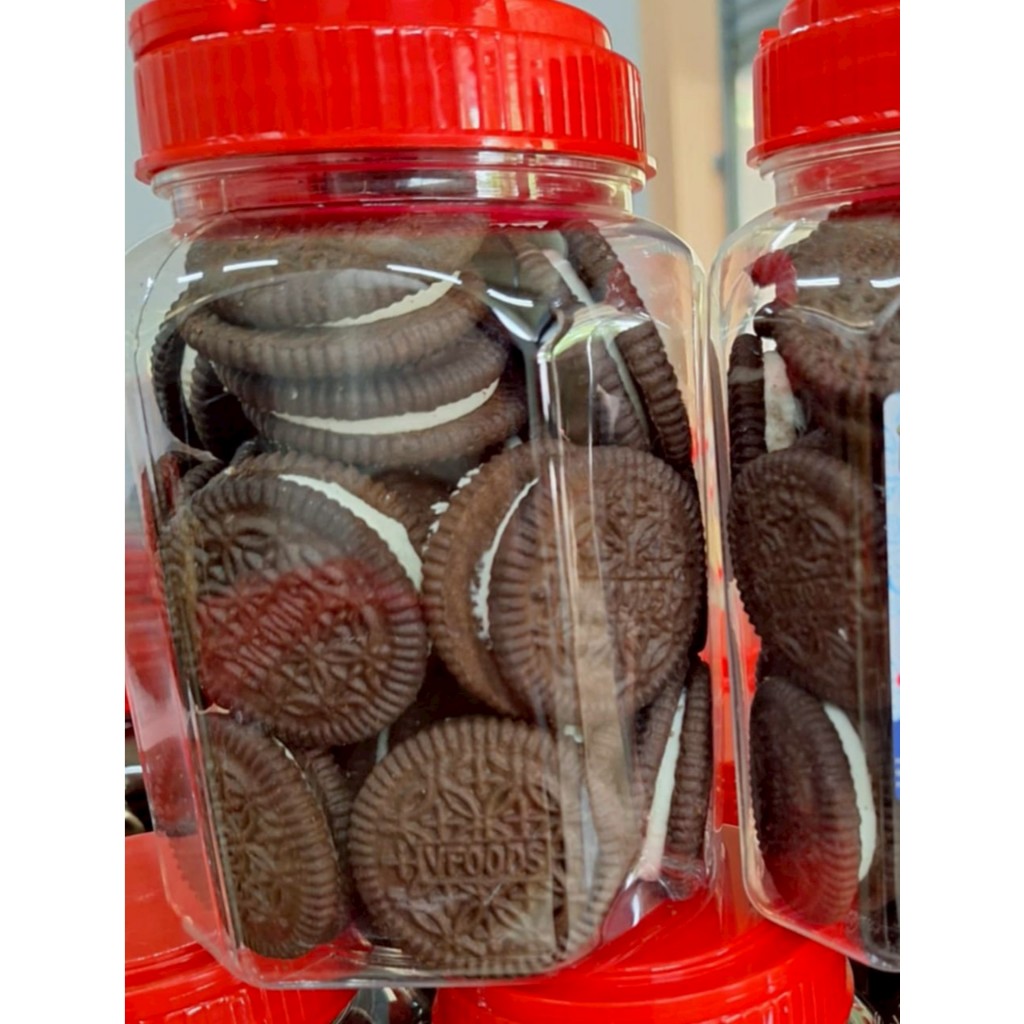 ขนมวีโอช็อกดำสอดไส้ครีม ขนมฝาแดง ใช้เป็นของฝากได้ อร่อย ใหม่ ไส้แน่น กินเพลิน พร้อมส่ง