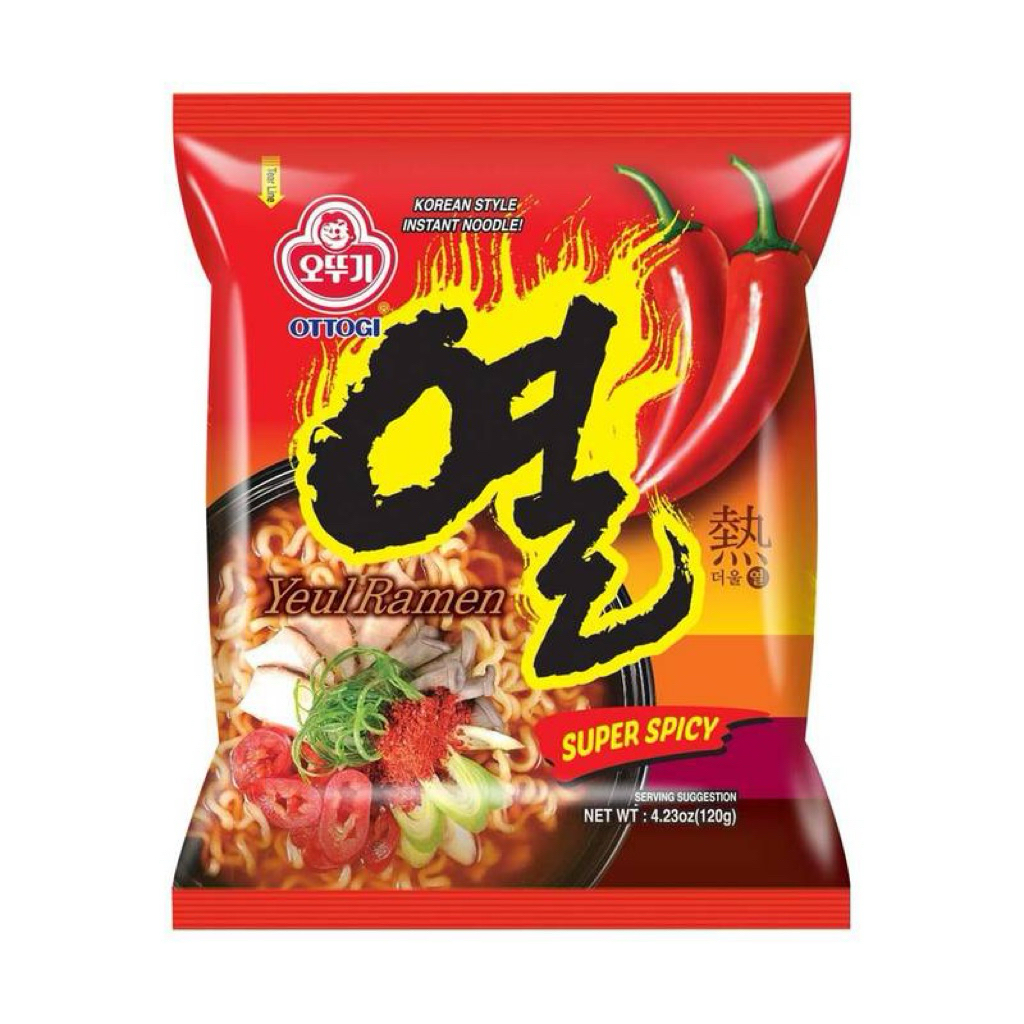 Ottogi Yeul Ramen (โอตโตจิ ยอล รามยอน)120 กรัม แพค5ชิ้น