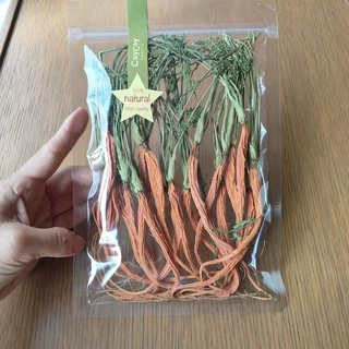 caycay dried carrot แครอทอบเเห้งสำหรับกระต่าย ชินชิล่า เเกสบี้ว