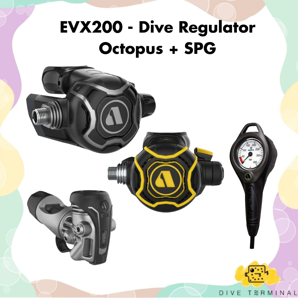 APEKS - EVX200 - Dive Regulator Octopus + SPG