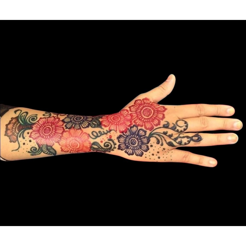 all-purpose henna body paint colour henna tattoos สีทาร่างกายเฮนน่าอเนกประสงค์ สีสำหรับสักเฮนน่า