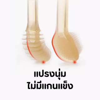 แปรงซิลิโคนสำหรับเด็ก อุปกรณ์ทำความสะอาดช่องปากสำหรับเด็ก