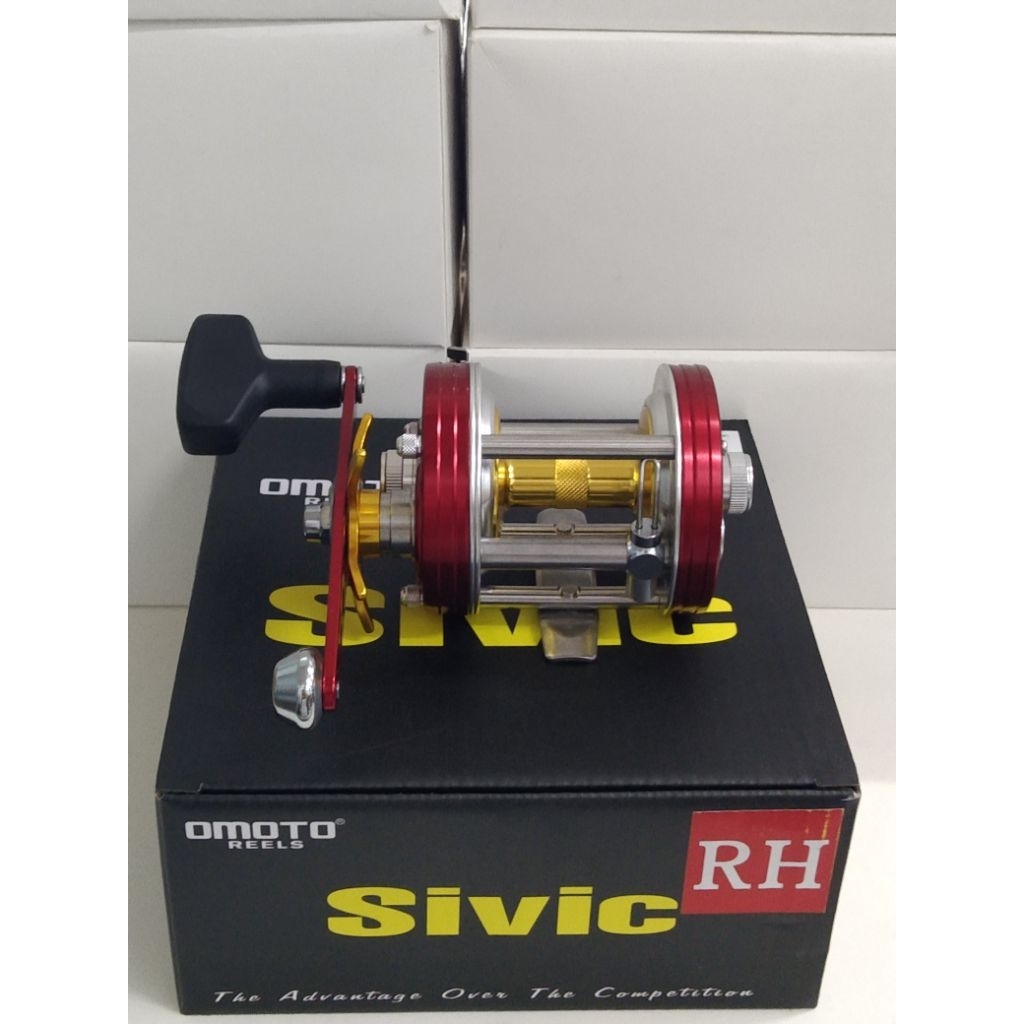 รอกเบท OMOTO รุ่น SIVIC 6000 CS ขวา (สีแดง)