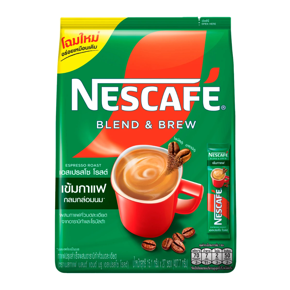 NESCAFE เนสกาแฟ 3 IN 1 รุ่น 27 ซอง ราคาพิเศษ จัดส่งวันต่อวัน!!!!