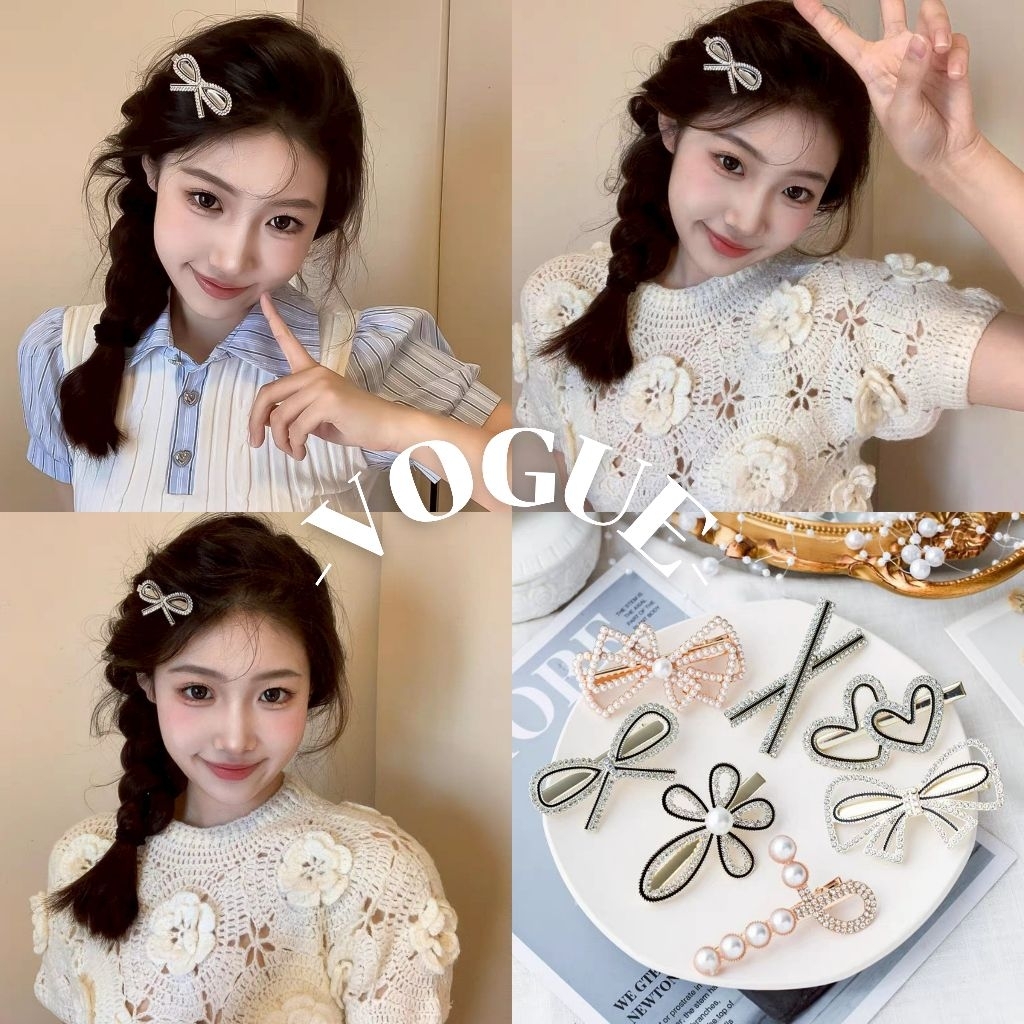 Vogue🌟พร้อมส่ง🌟 กิ๊ฟแฟชั่น สไตล์เกาหลี เรียบหรูดูแพง (VO-44)