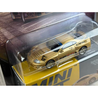 ▫️Toyota Supra (A80) Top Secret GT-300 Top Secret Gold #961 Scale 1:64 ยี่ห้อ Mini GT