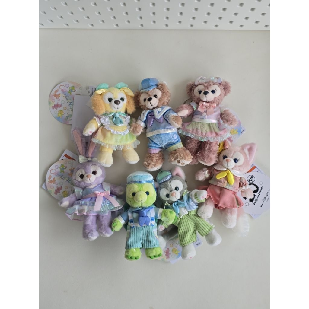 พร้อมส่งที่ไทย ✅  พวงกุญแจ Duffy and friend คอล Colorful Happiness 🌈💗 จาก Disney Japan 🇯🇵