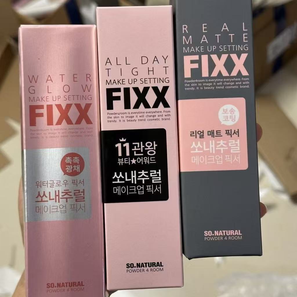 【ของแท้ 100%】FIXX Makeup Setting Spray (ตลอดทั้งวัน/โกลว์น้ํา/แมตต์)สเปรย์เซ็ตแต่งหน้าติดทนนาน 75ml