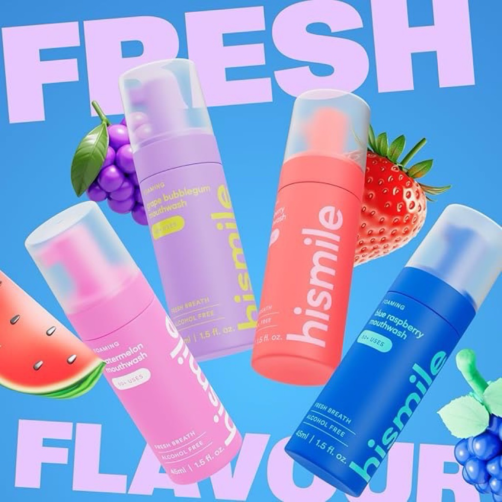 Hismile Foam Mouthwash น้ำยาบ้วนปาก รสผลไม้ สินค้าจากออสเตรเลีย🇦🇺