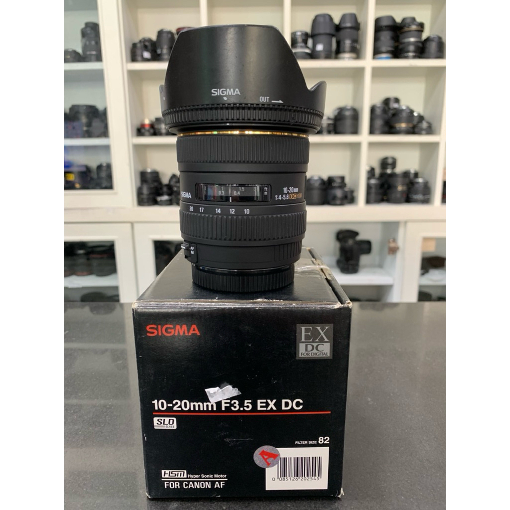 SIGMA 10-20 mm F3.5 Ex DC FOR CANON
