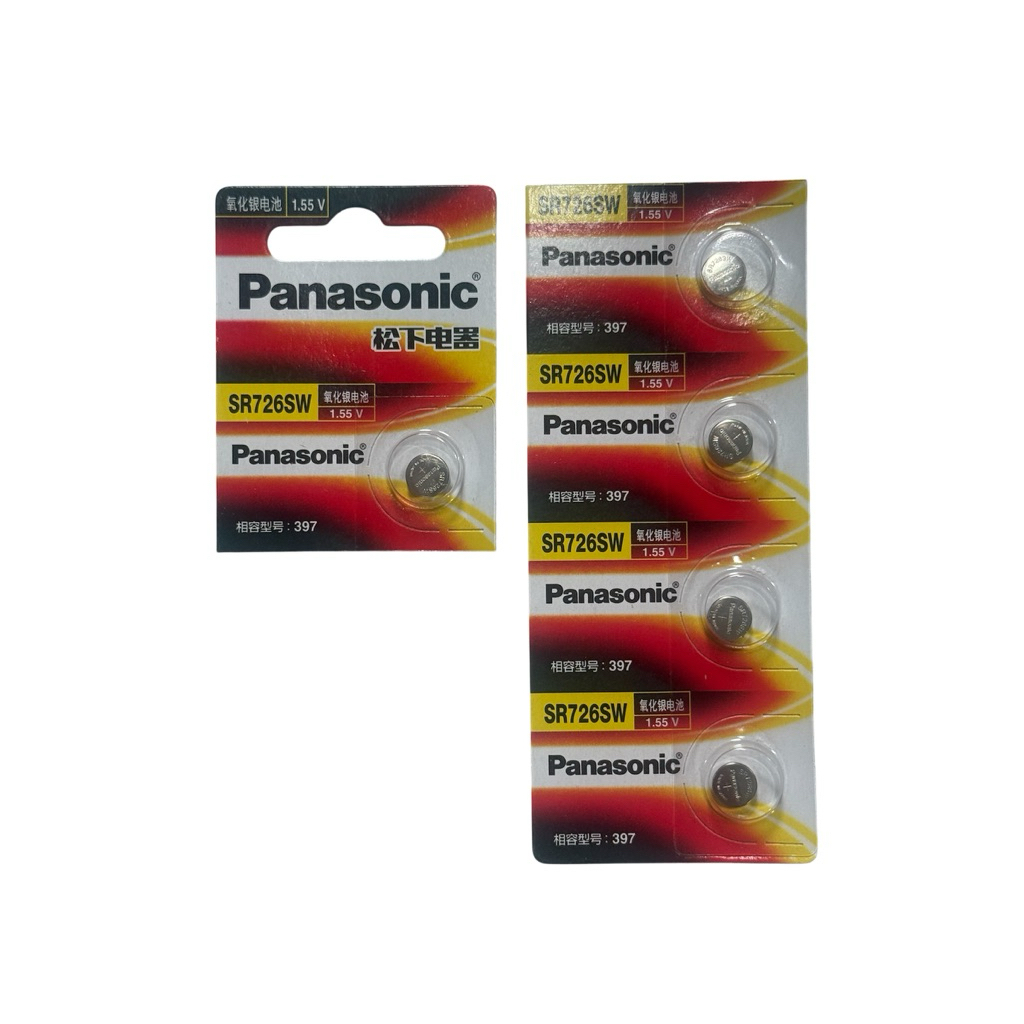 ถ่านPanasonic SR726SW/397 1.55V 1ก้อน