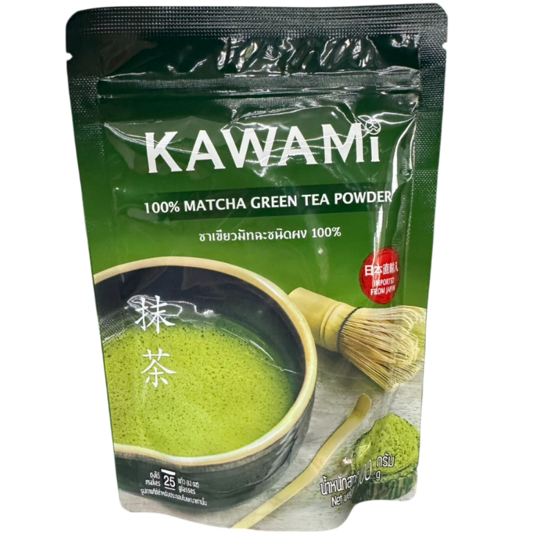 Kawami ชาเขียวมัทฉะชนิดผง 100% (100กรัม)