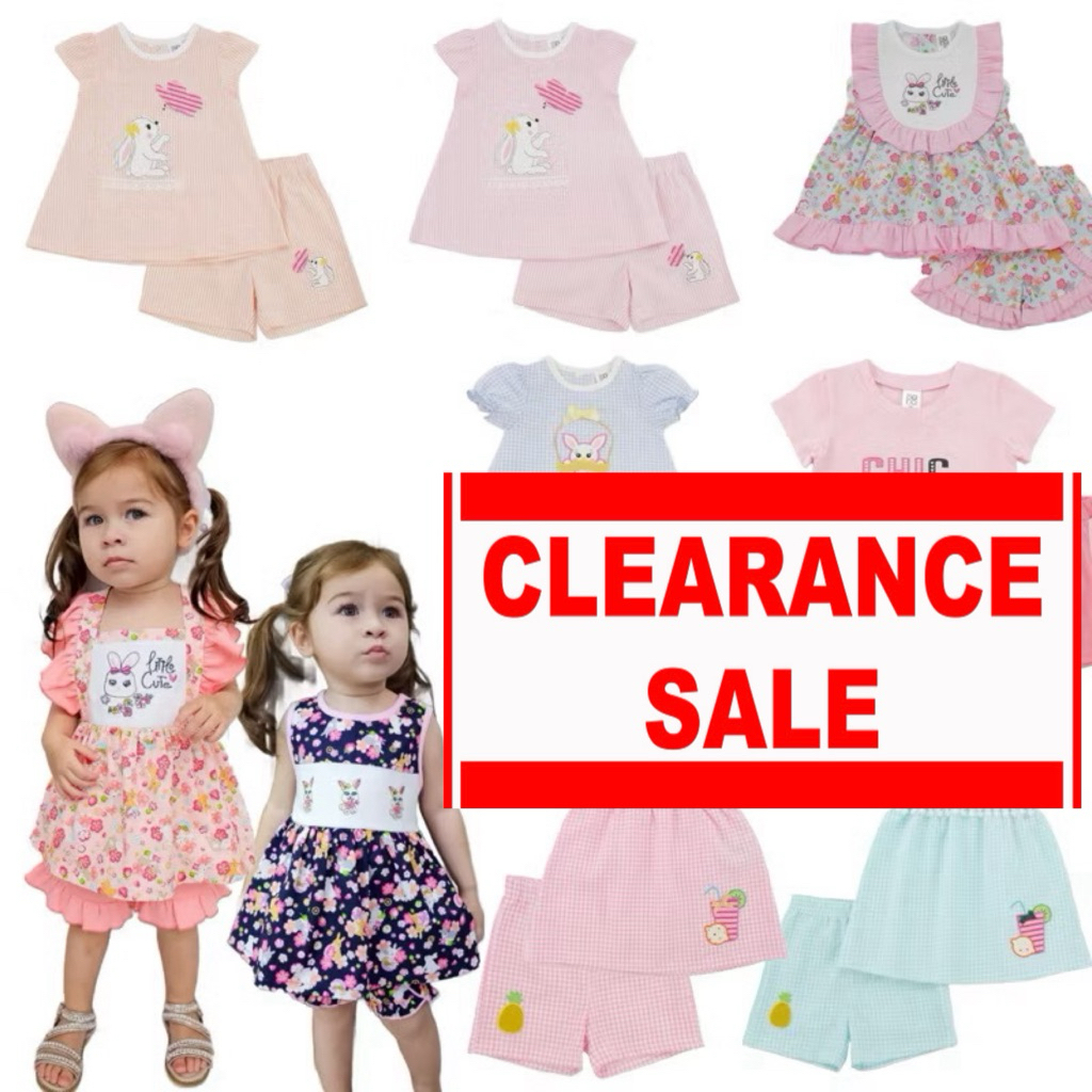 #03 SALEลดล้างสต็อก ชุดเด็กผู้หญิง แบรนด์แท้ ราคาถูก Size: 6-24m