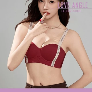 Love angel บราดันทรงแบบใหม่ ชุดชั้นในผู้หญิง สปอร์ตบราและบราแฟชั่น กระชับหน้าอกสวมใส่สบาย บราไร้โครงเก็บเนื้อได้ดี 241