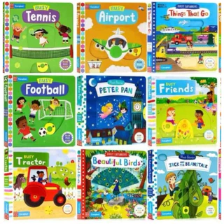 หนังสืออ่านภาษาอังกฤษสำหรับเด็ก นิทานเด็ก บอร์ดบุ๊ค Campbell busy book หนังสือเลื่อนขยับ (012077585521)