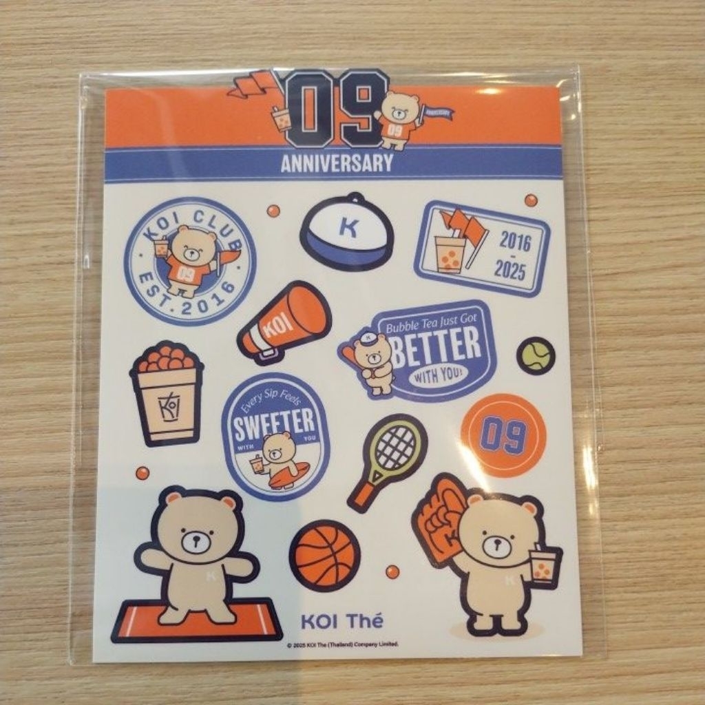 Sticker set  KOI The'  สติ้กเกอร์โคอิเตะ